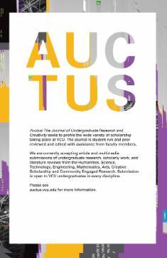 Auctus student journal cover