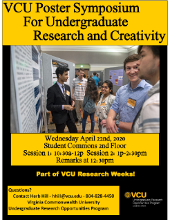 VCU Poster Symposium flyer